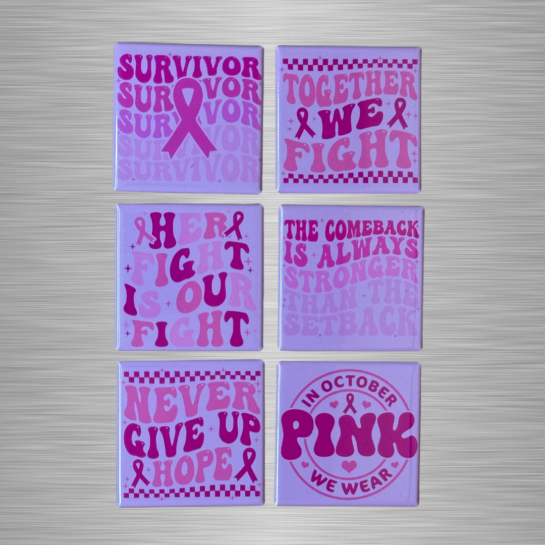 Breast Cancer Awareness - Set of 6